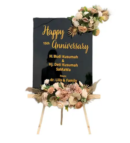 Papan Bunga Akrilik Joglo